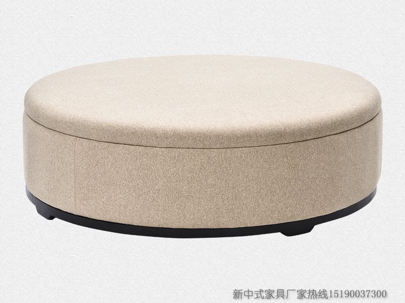 新中式圆沙发