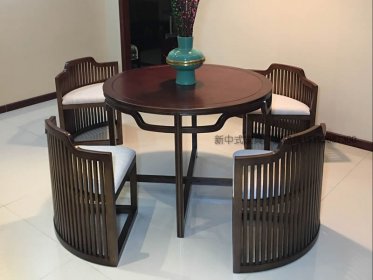 新中式餐桌椅组合JYG-CQS-271