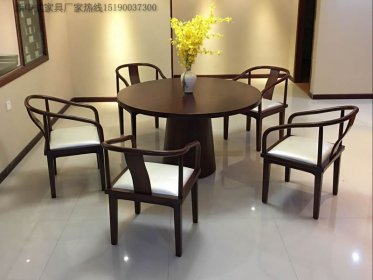 新中式餐桌椅组合JYG-CQS-273