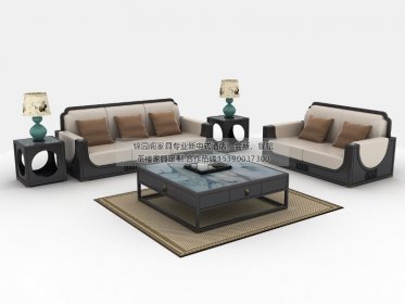 新中式沙发组合JYG-CQS-344