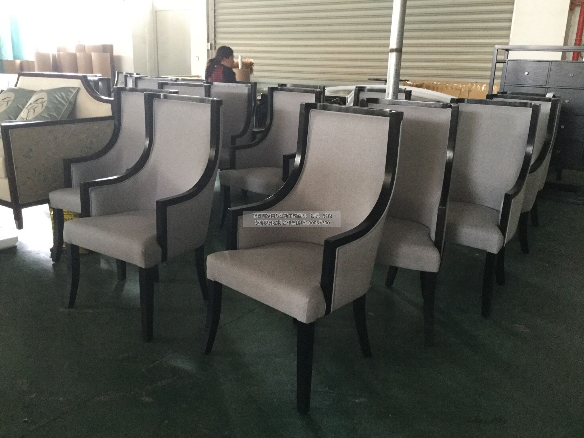 新中式餐椅JYG-CQS-364