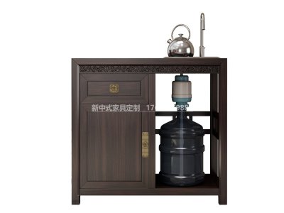 新中式茶水柜JYG-CQS-1052