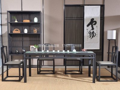 新中式茶桌椅组合JYG-CQS-1286