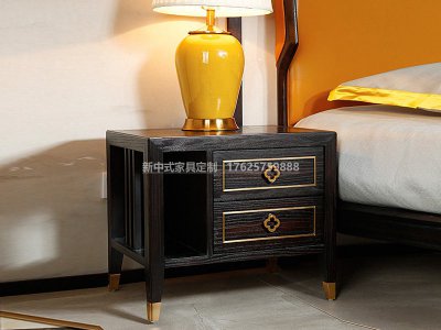 新中式床头柜JYG-CQS-1367