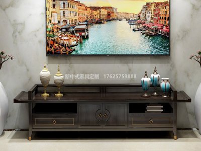 新中式电视柜JYG-CQS-1432