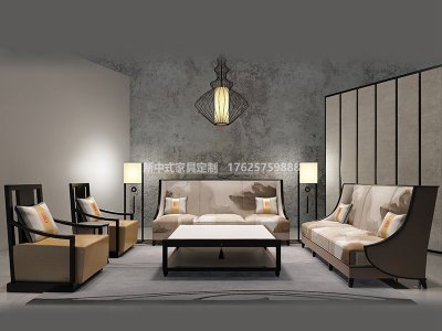 新中式沙发JYG-CQS-1475