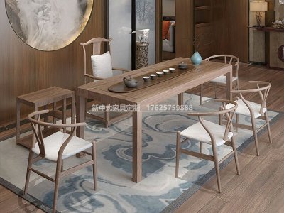 新中式茶室家具JYG-CQS-1746