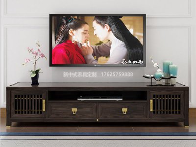 新中式电视柜JYG-CQS-1849