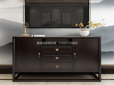 新中式电视柜JYG-CQS-1871