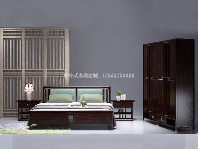 新中式卧室家具JYG-CQS-2028